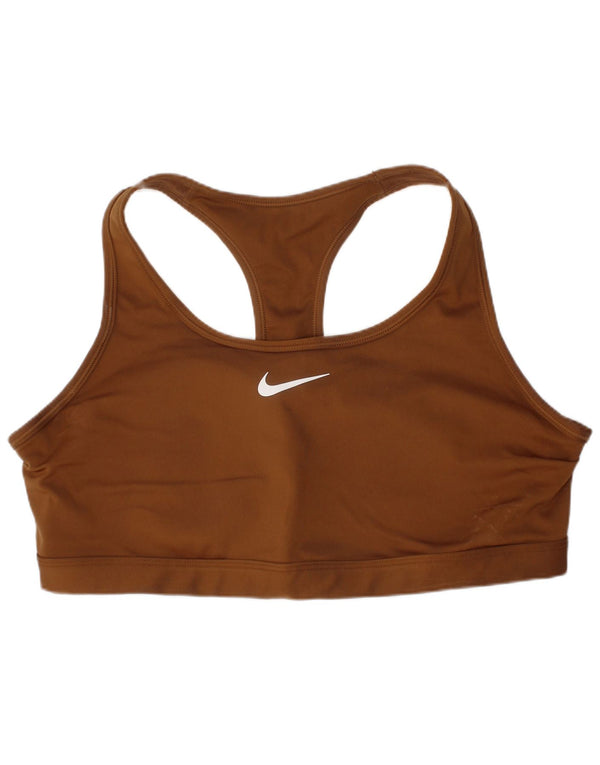 Sutien sport căptușit pentru femei Nike Dri Fit Top XL maro sport