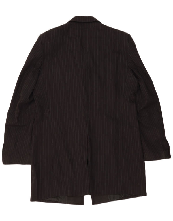 Palton pentru bărbați Dolce & Gabbana UK 42 XL Negru cu dungi