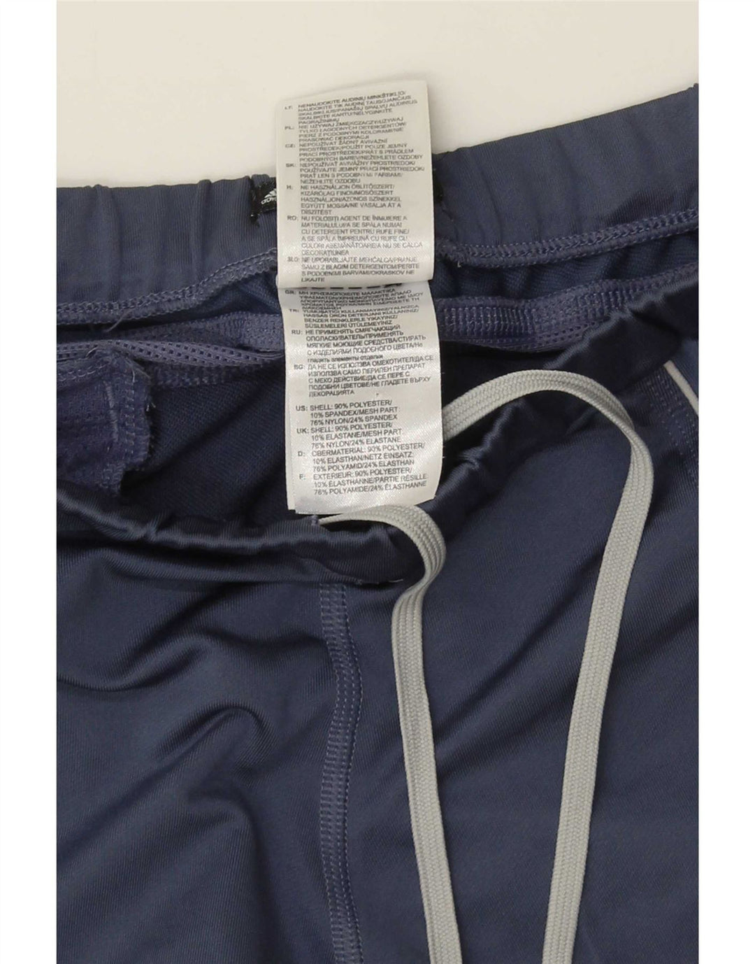 Leggings Adidas Response Capri pentru femei UK 12 Medium Bleumarin Poliester