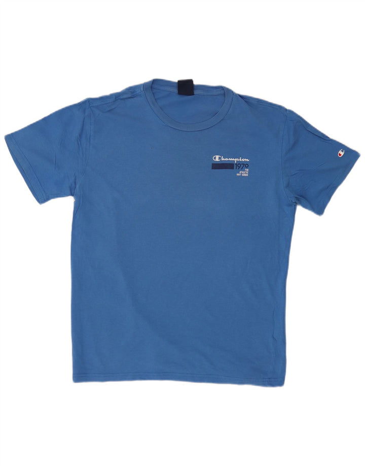 Tricou Bărbați CHAMPION Top Medium Blue Bumbac