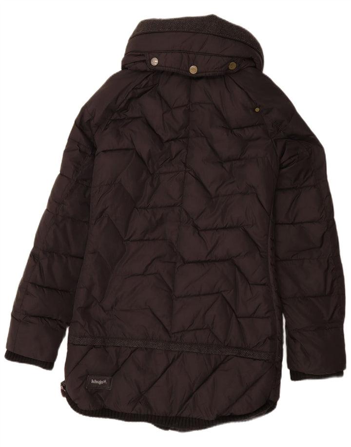 Palton căptușit pentru femei KHUJO UK 10 Nylon mic negru