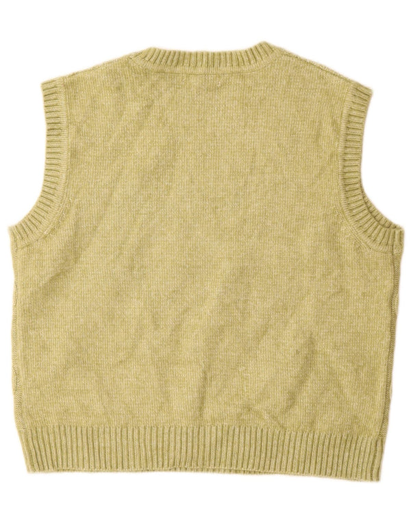 MARKS & SPENCER Tank Top Vest pentru femei UK 14 Poliester verde mediu