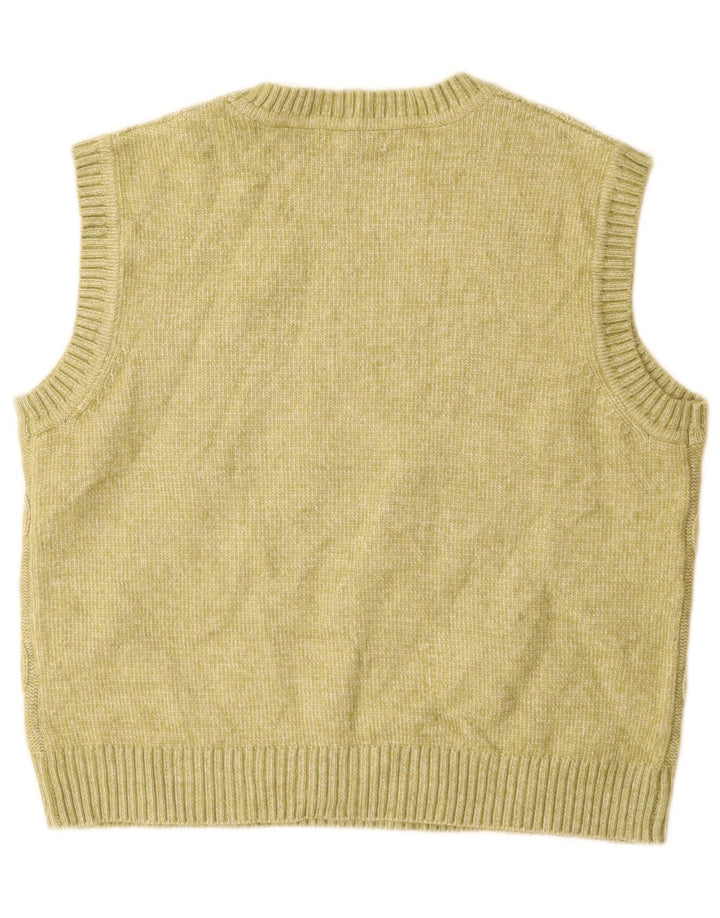 MARKS & SPENCER Tank Top Vest pentru femei UK 14 Poliester verde mediu