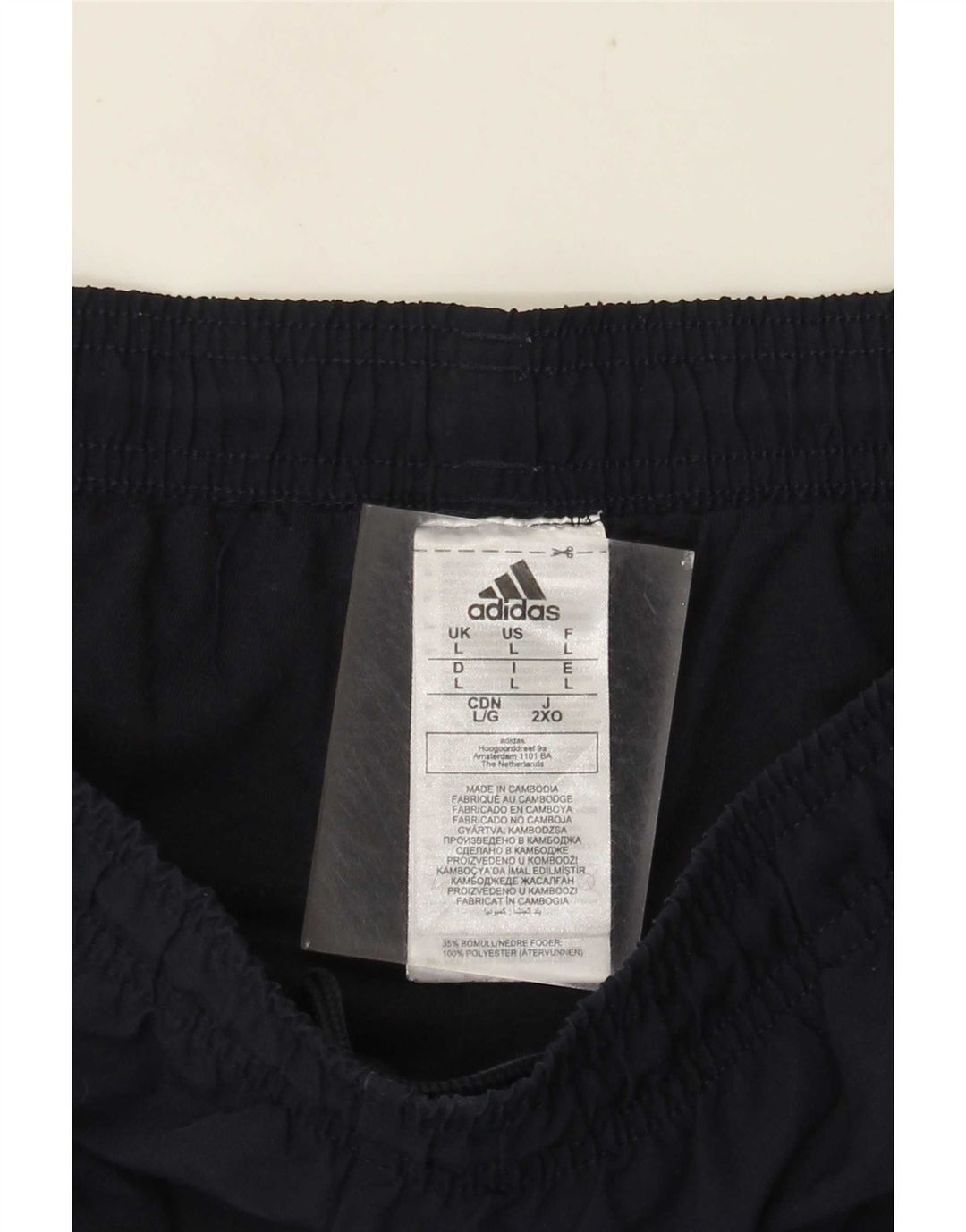 Pantaloni de trening Adidas pentru bărbați, mari, albastru, poliester