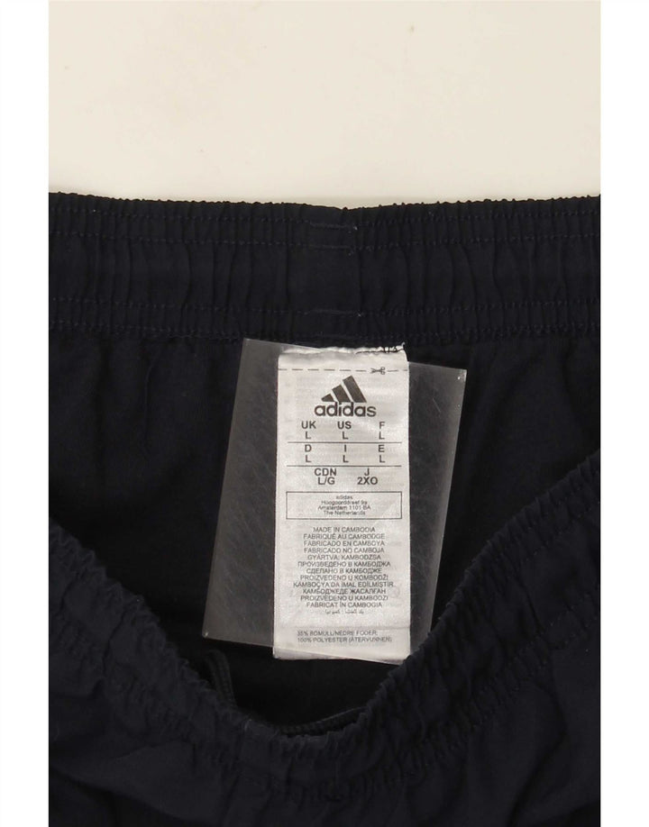 Pantaloni de trening Adidas pentru bărbați, mari, albastru, poliester