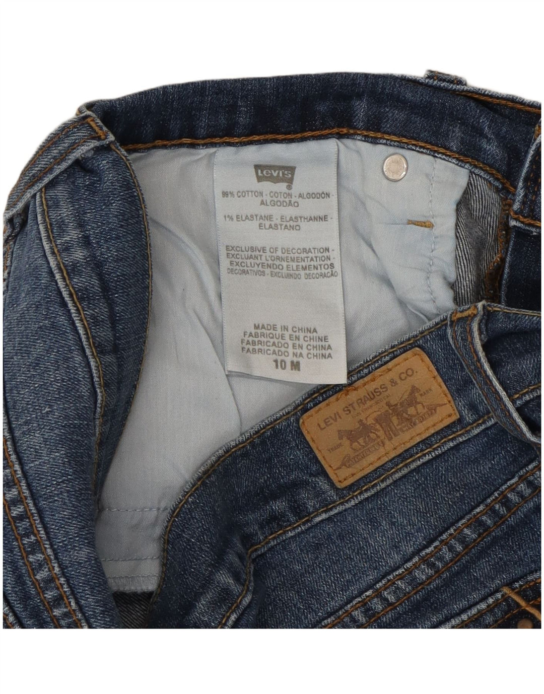 LEVI'S Blugi 515 Bootcut pentru femei US 10 Large W32 L31 Blue Bumbac