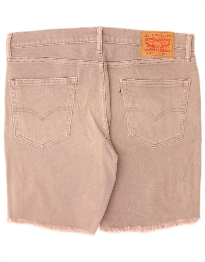 Pantaloni scurți din blugi pentru bărbați LEVI'S 511 W36 Large Gri