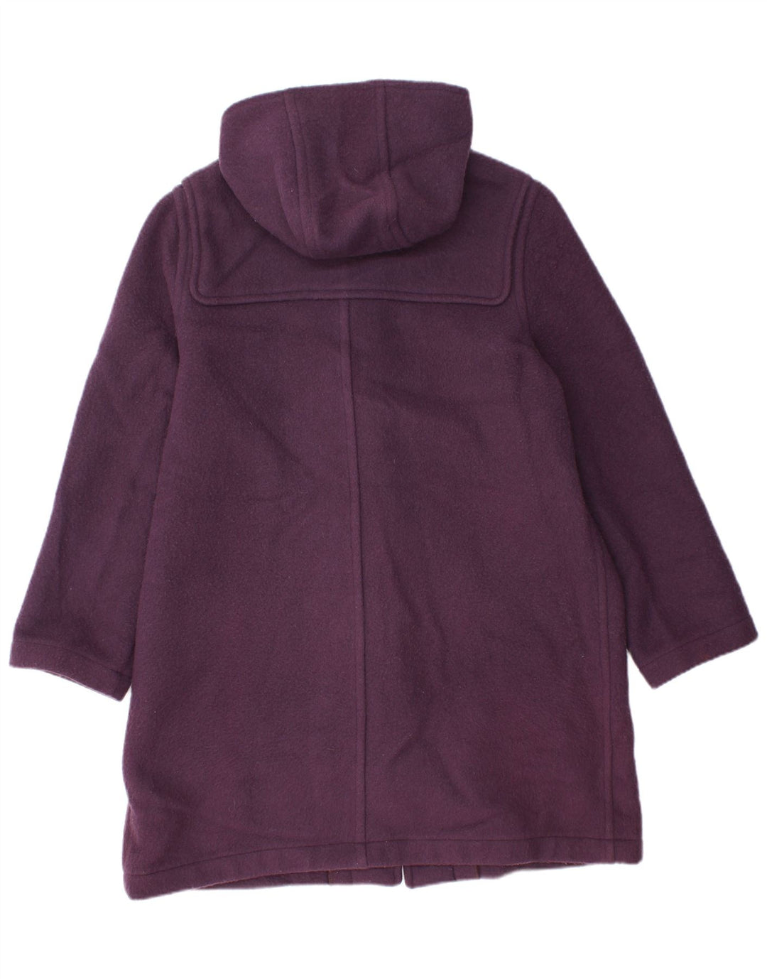 Manson vintage pentru femei cu glugă UK 14 mare lână violet