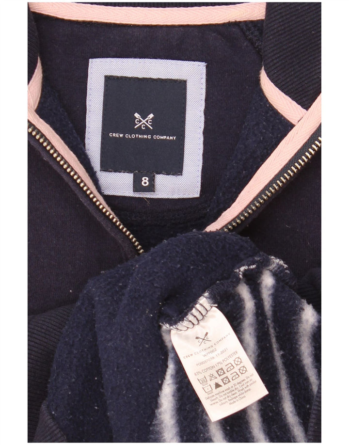 Crew Clothing Hanorac supradimensionat pentru femei Pulover UK 8 Mic Bleumarin