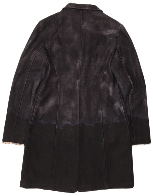 Palton pentru femei Moschino UK 14 Medium Black Colorblock Lână
