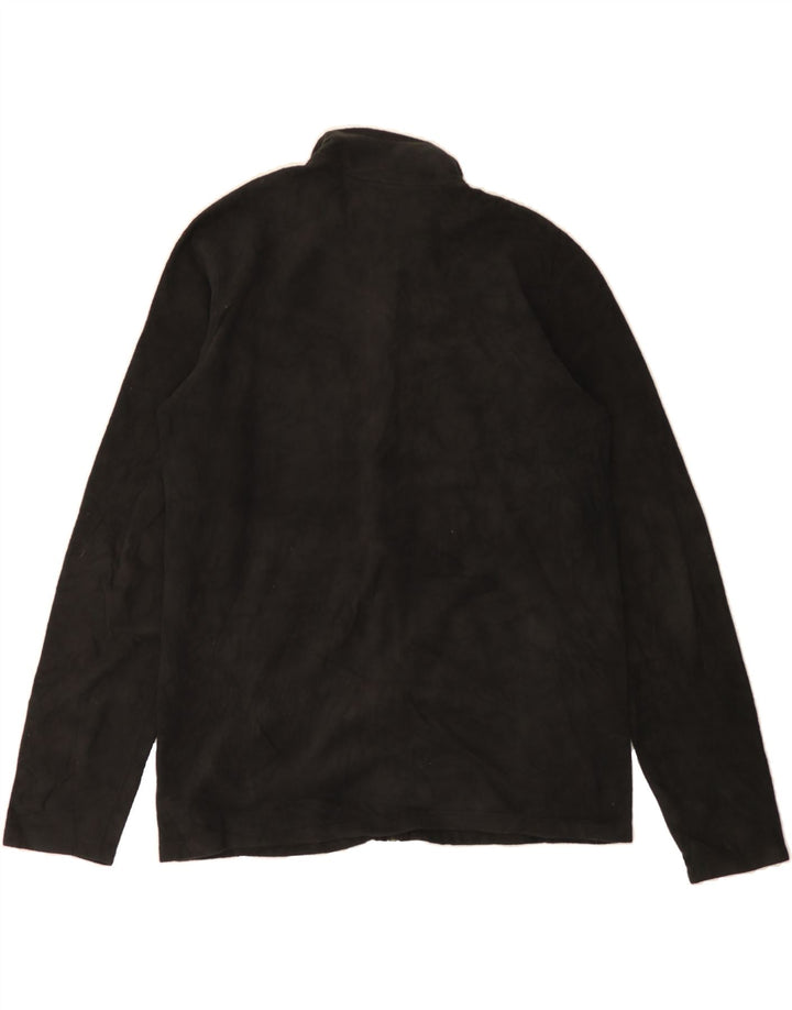 EDDIE BAUER Mens Fleece Jacket UK 40 Large Black Vintage Eddie Bauer and Second-Hand Eddie Bauer from Messina Hembry 