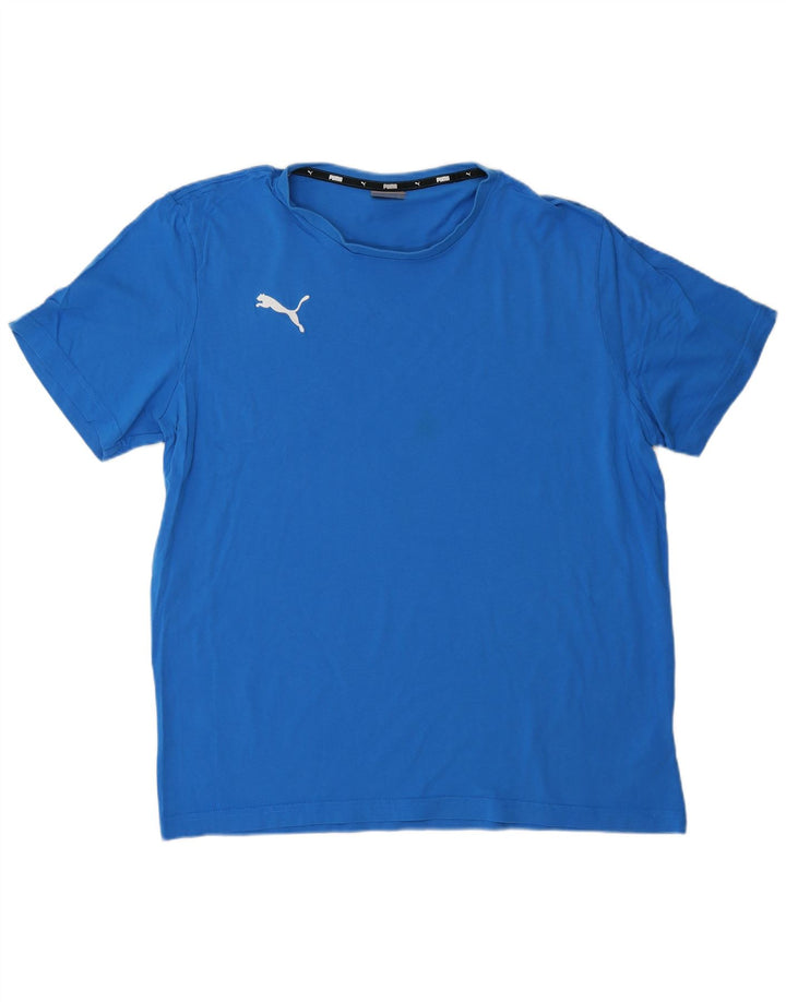 Tricou pentru bărbați PUMA Top XL Bumbac albastru