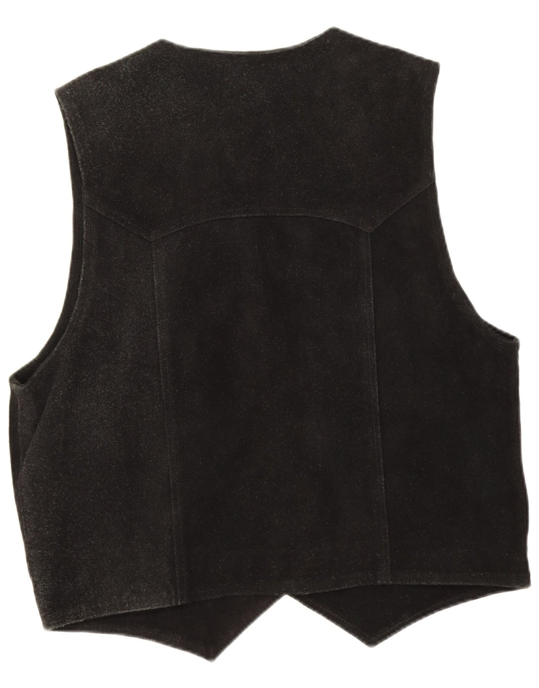 Highway 1 Gilet de piele intoarsa pentru barbati 2XL din piele neagra