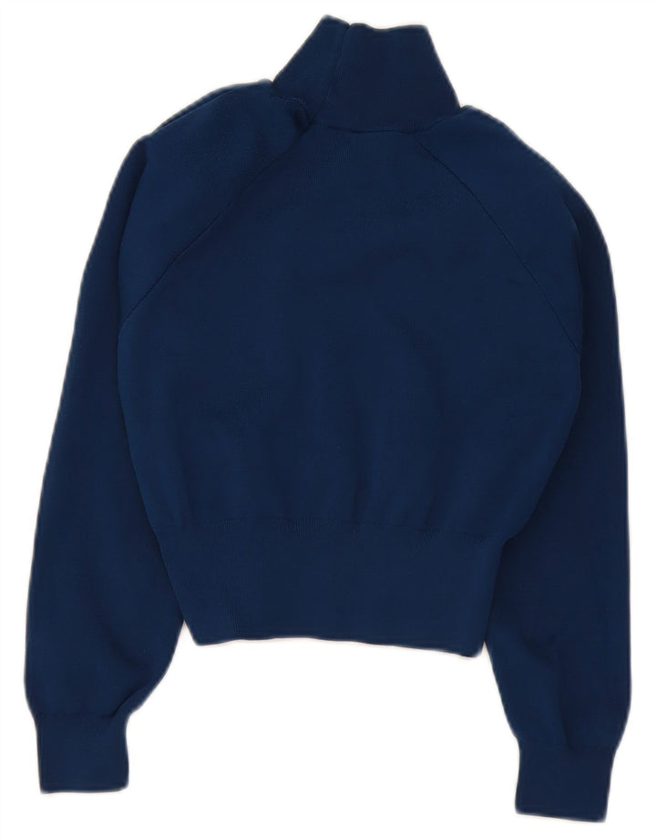 Pulover cu gât țestoasă pentru femei Zara UK 10 Poliester bleumarin mic