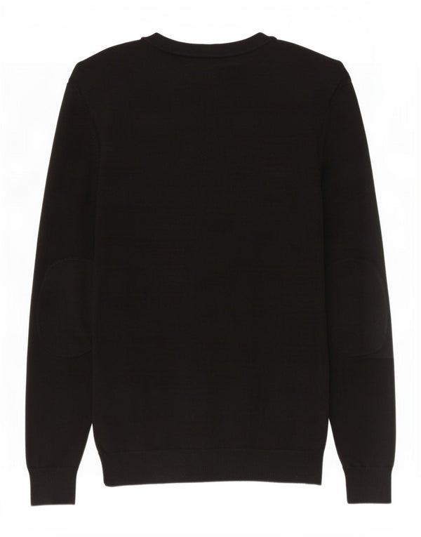 Pulover cardigan pentru bărbați Jack & Jones, bumbac mediu negru