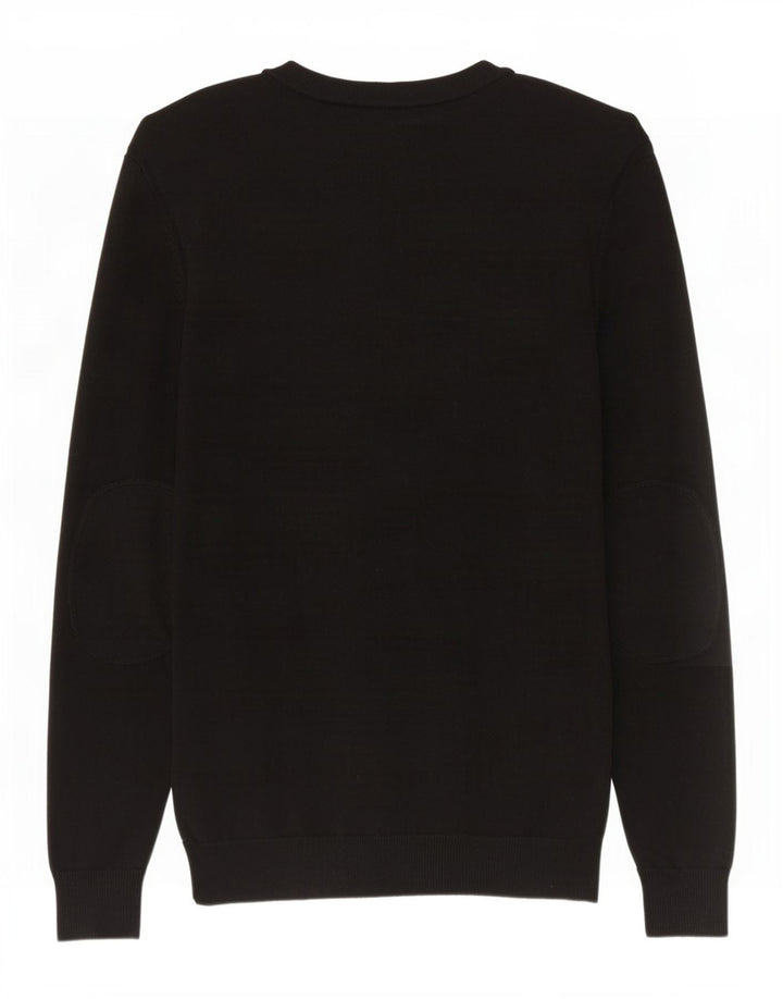 Pulover cardigan pentru bărbați Jack & Jones, bumbac mediu negru