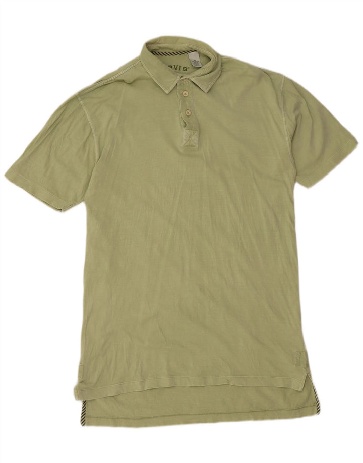 Tricou polo ORVIS pentru bărbați, bumbac verde mediu