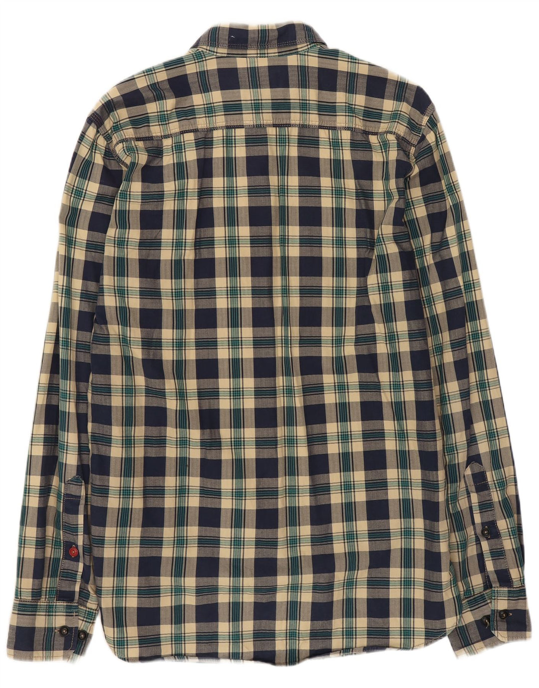 Cămașă de flanel pentru bărbați JACK & JONES, bumbac cu carouri bleumarin mediu