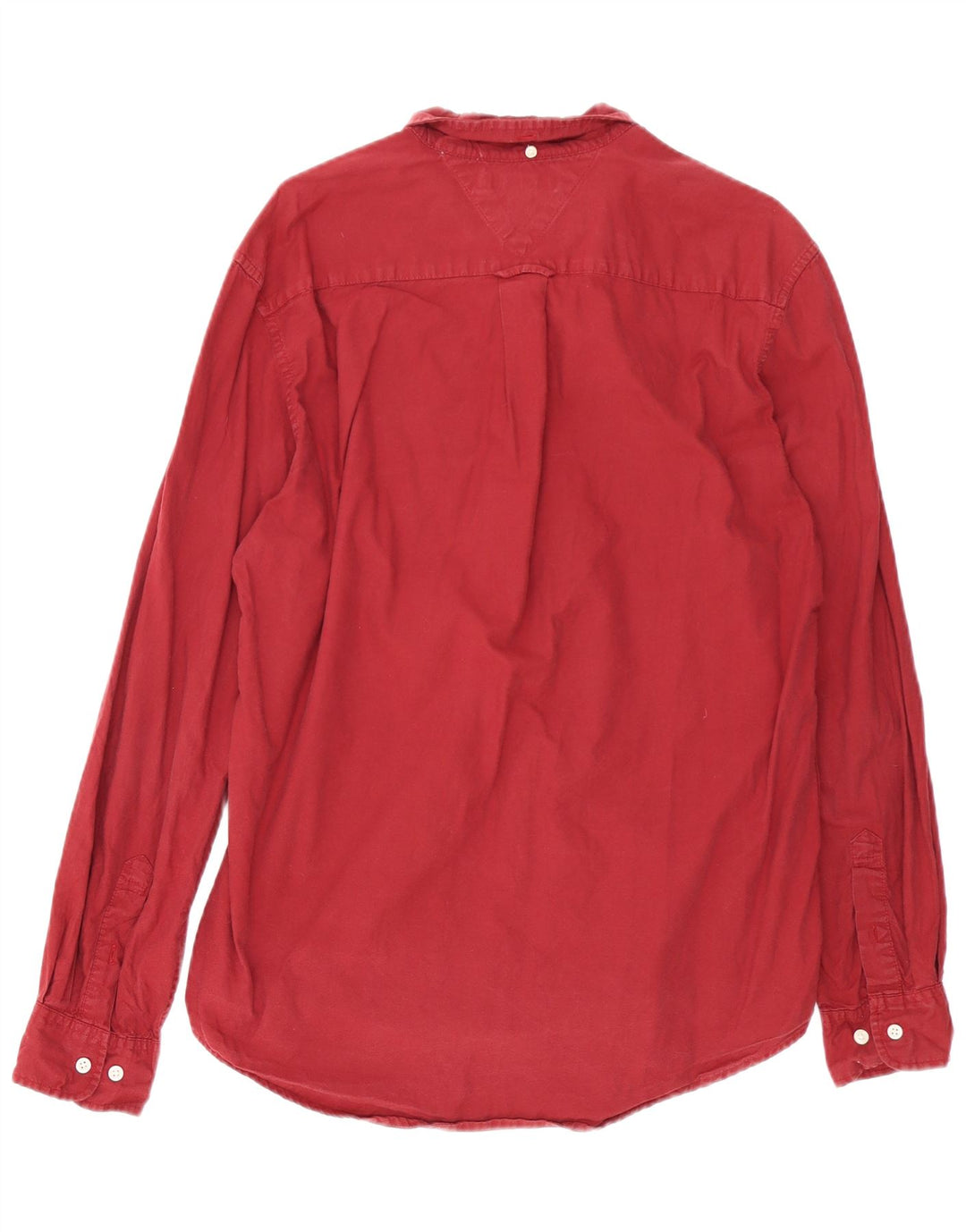 TOMMY HILFIGER Cămașă Bărbați Mare Bumbac Burgundy