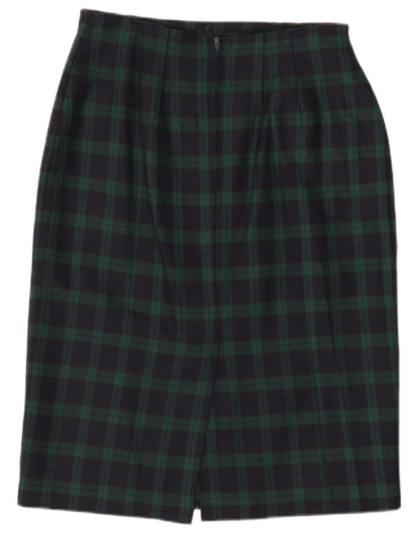 Fusta creion St. Michael pentru femei Marks & Spencer W30 Medium Bluemarin Check