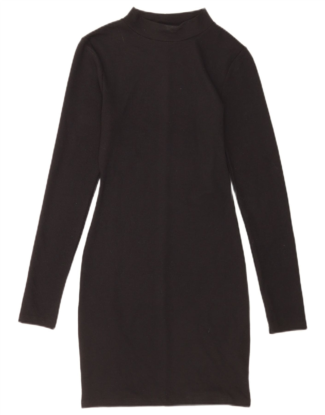 Rochie teacă cu mânecă lungă pentru femei Zara UK 8 Poliester negru mic