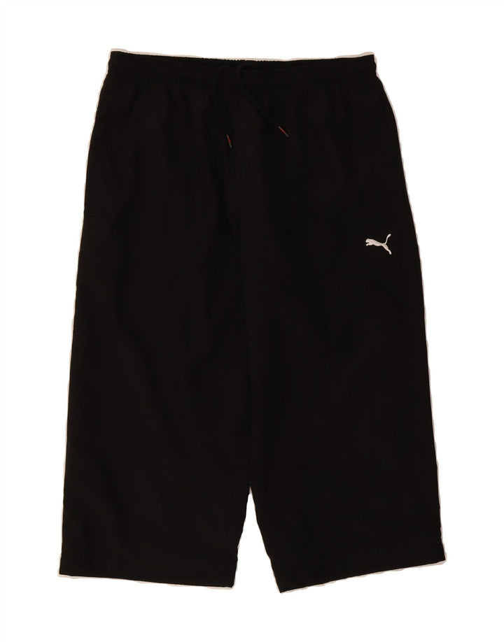 PUMA Mens Capri Tracksuit Trousers Medium  Black Polyester Vintage Puma and Second-Hand Puma from Messina Hembry 