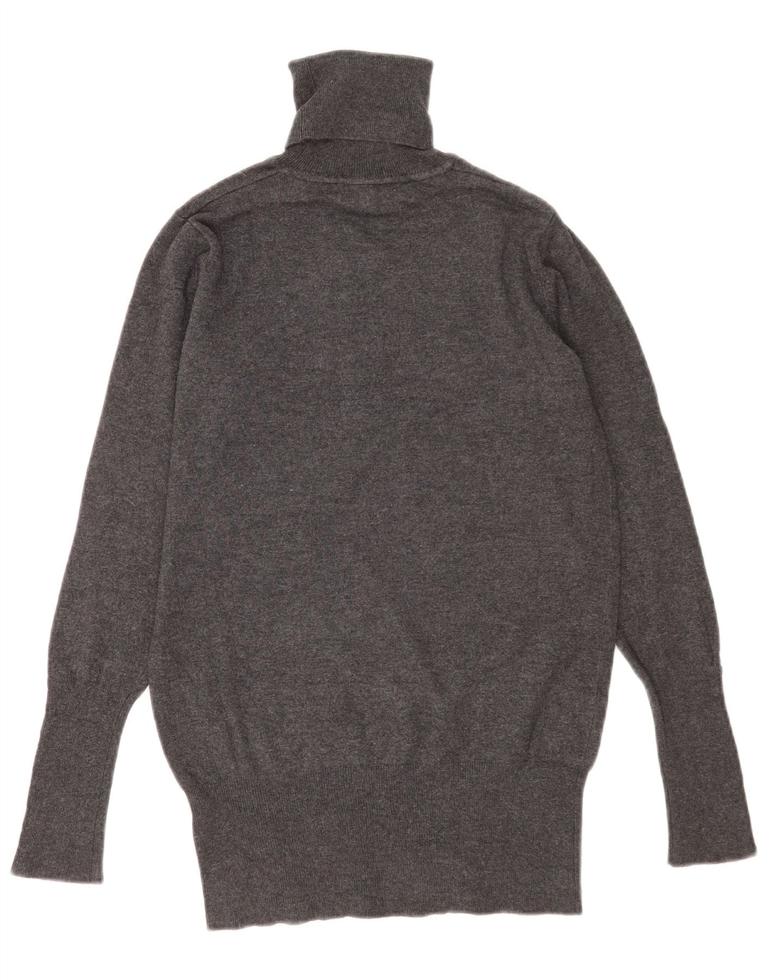 Pulover pentru femei cu gât rulat Zara UK 12, raion gri mediu