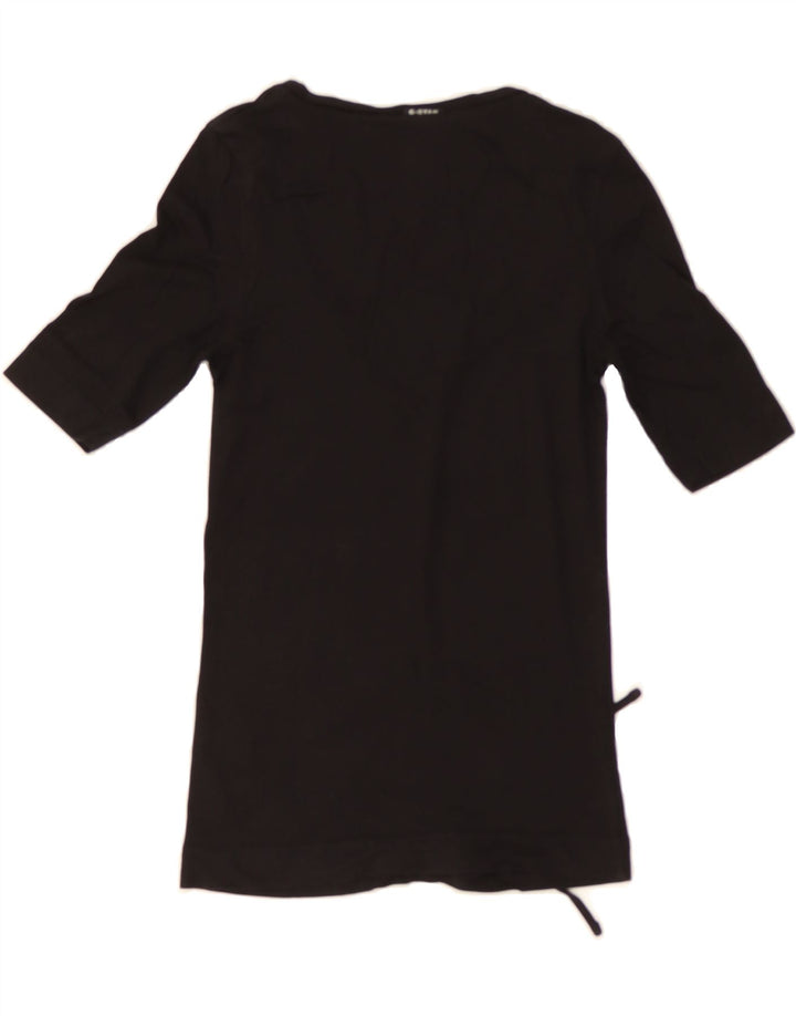 G-STAR Womens Blouse Top UK 0 2XS Black Cotton Vintage G-Star and Second-Hand G-Star from Messina Hembry 