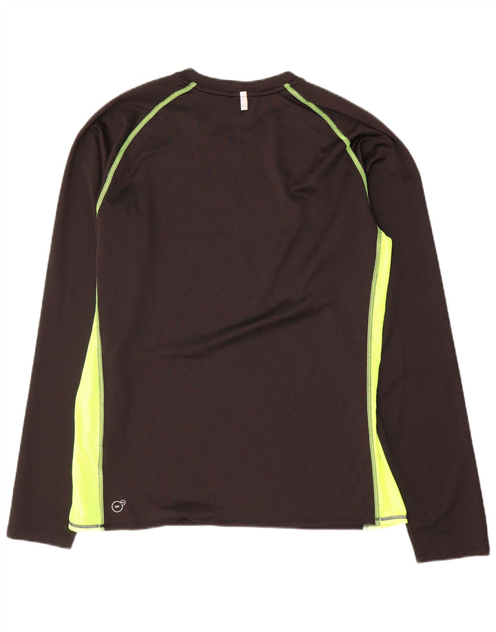 Top pentru bărbați Puma cu mânecă lungă, mare, negru, colorblock