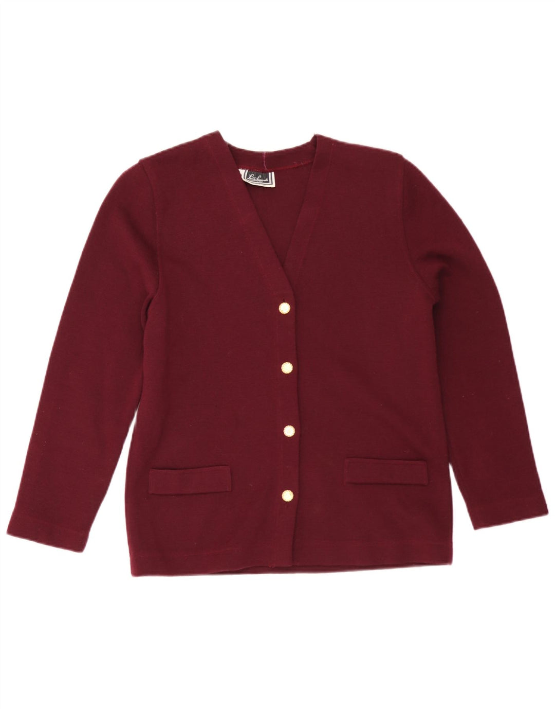 Pulover cardigan pentru femei Luisa Spagnoli UK 14 Lână maro medie