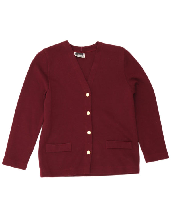 Pulover cardigan pentru femei Luisa Spagnoli UK 14 Lână maro medie