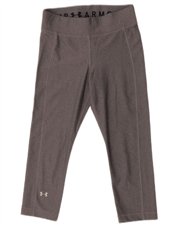 Leggings Capri Under Armour pentru femei UK 10 Small Gri Poliester