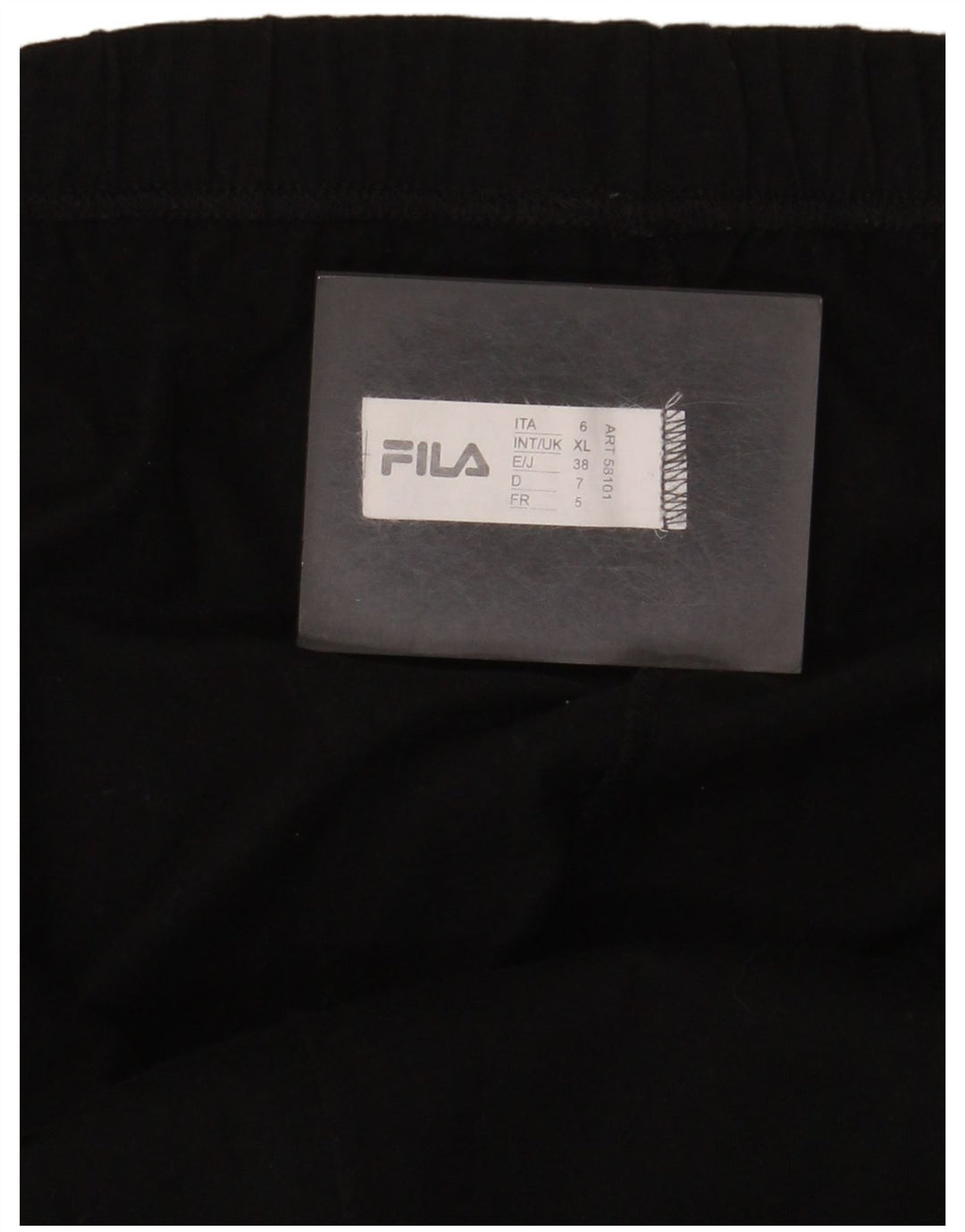 Pantaloni de trening Fila pentru bărbați XL, bumbac negru