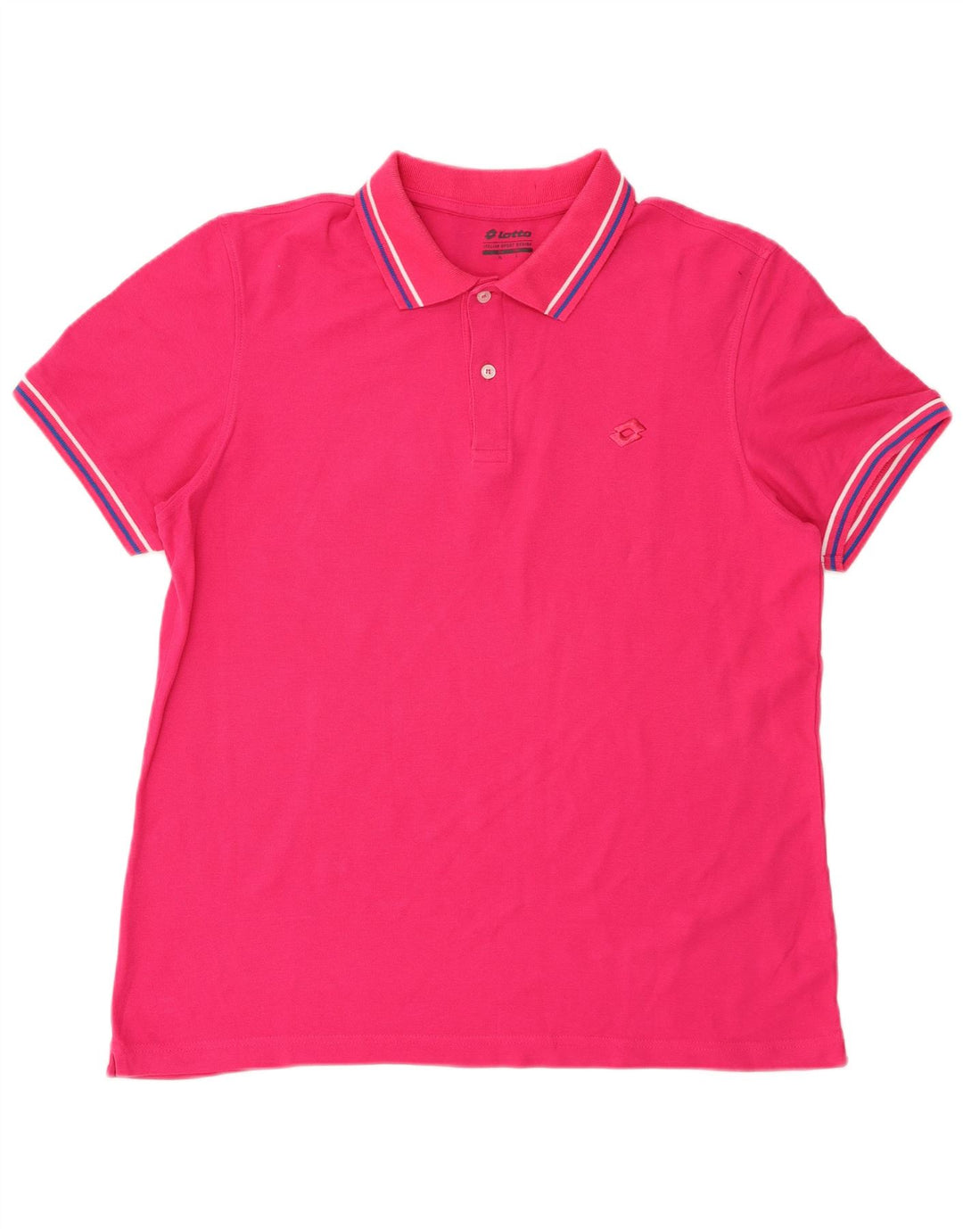 LOTTO Mens Polo Shirt XL Pink