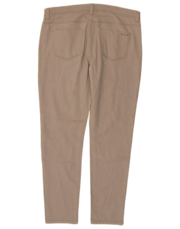 Marks & Spencer Blugi subțiri autograf pentru femei UK 14 Large W34 L28 Bej