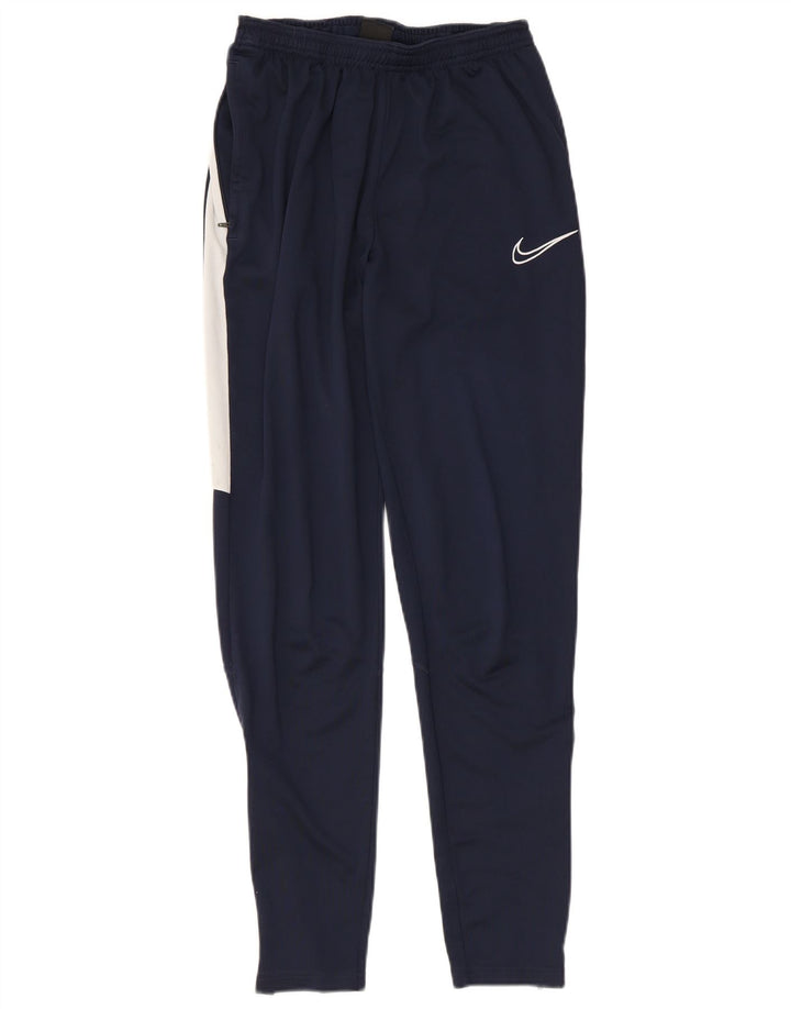 Pantaloni de trening Nike Dri Fit pentru bărbați, mici, bleumarin, poliester color bloc