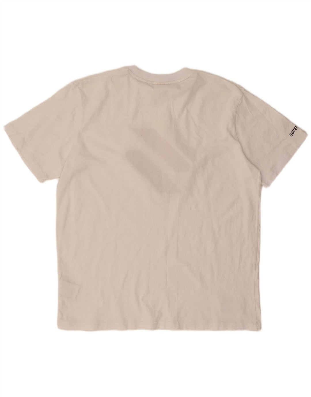 Tricou grafic Superdry pentru bărbați Top mare din bumbac alb
