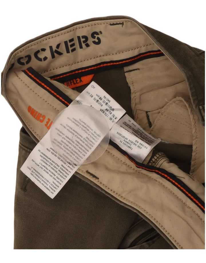 Pantaloni chino Dockers pentru bărbați L32 L32 bumbac kaki