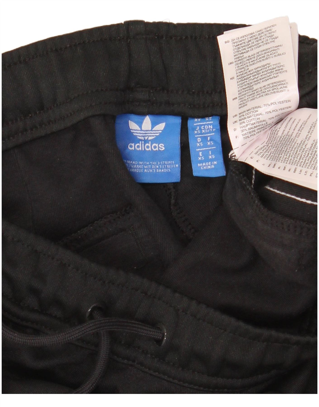 Pantaloni de trening ADIDAS pentru femei UK 6 XS poliester negru