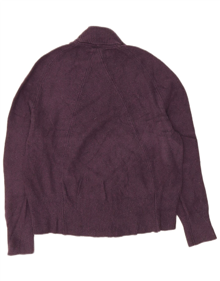 Pulover cu gât țestoasă supradimensionat pentru femei John Lewis UK 10 Mic violet