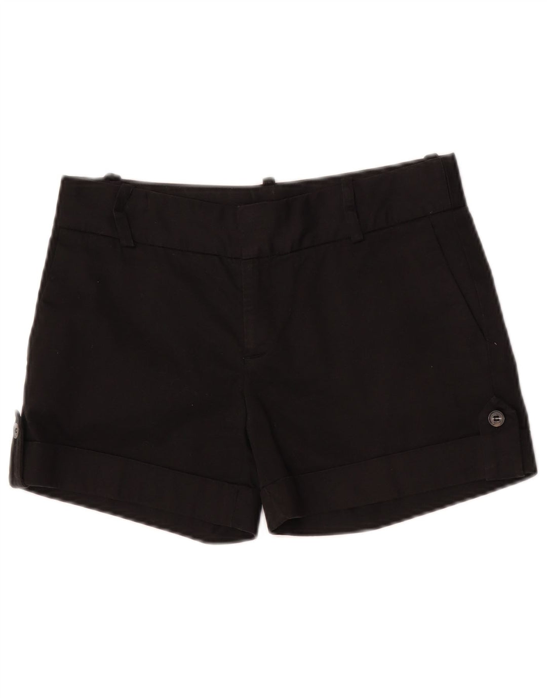 Pantaloni scurti chino pentru femei Zara mici W26 bumbac negru