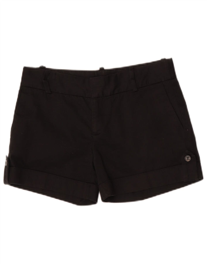 Pantaloni scurti chino pentru femei Zara mici W26 bumbac negru