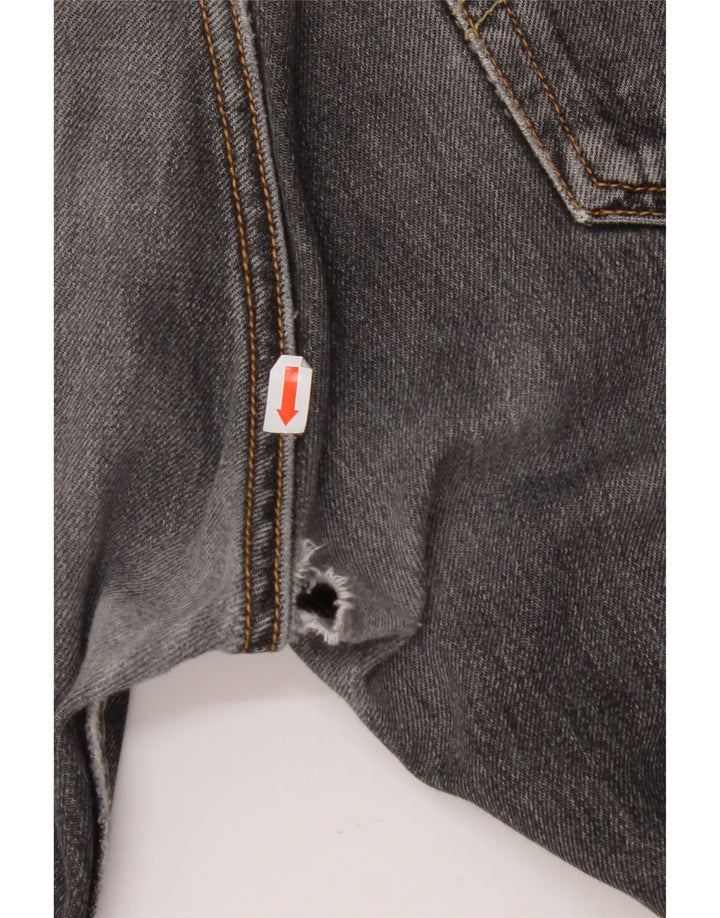 Blugi drepti pentru bărbați LEVI'S 501 W32 L32 bumbac negru