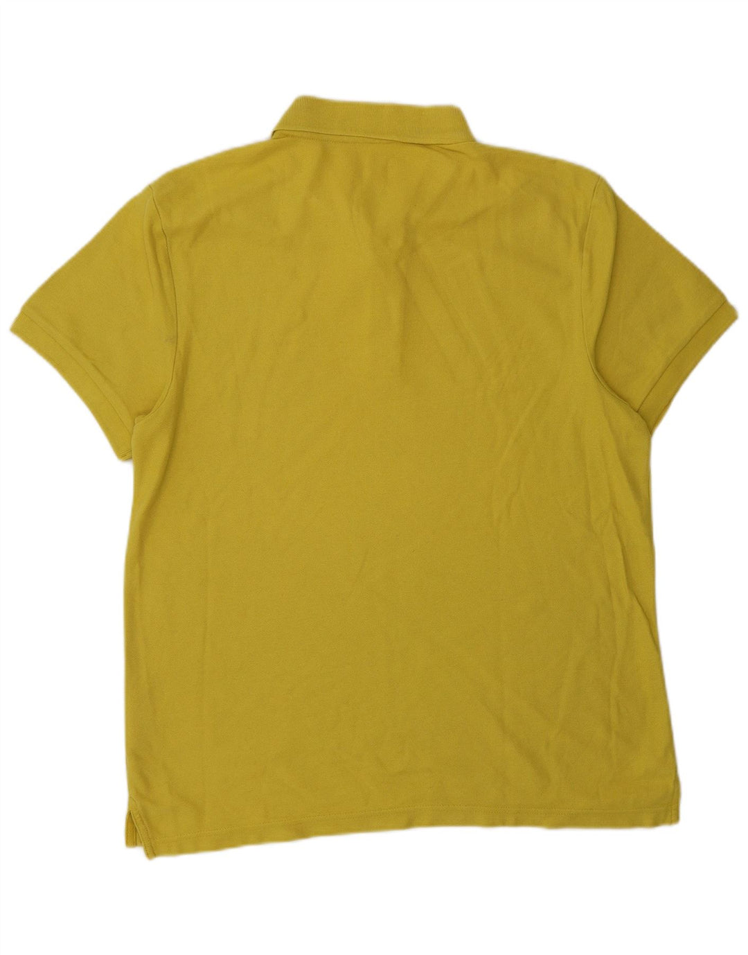 Tricou polo NIKE pentru bărbați, bumbac galben mediu