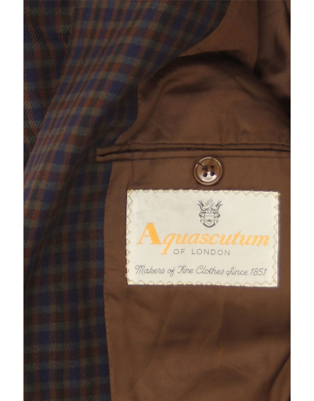 Jachetă pentru bărbați Aquascutum, cu 2 nasturi, UK 38 Medium, multicoloră