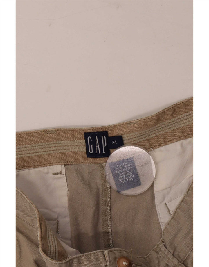 Pantaloni scurți chino pegged Gap pentru bărbați W34, mari, bej, bumbac