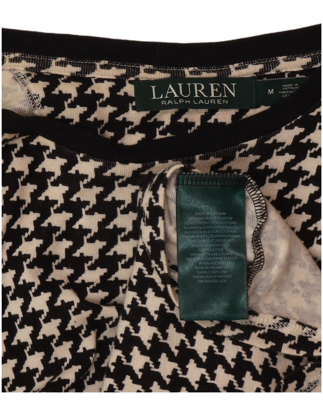 Bluză pentru femei Ralph Lauren, UK 12, bumbac cu picior de gală mediu negru
