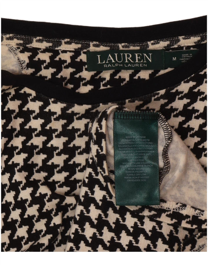 Bluză pentru femei Ralph Lauren, UK 12, bumbac cu picior de gală mediu negru