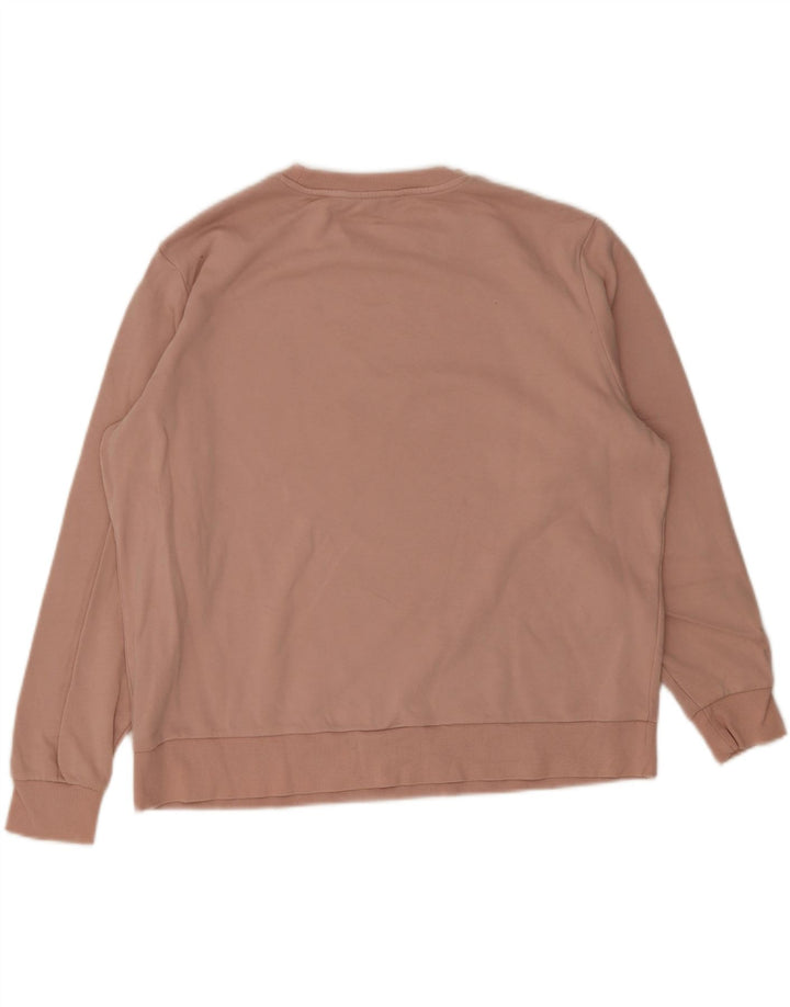 Pulover supradimensionat pentru femei Marks & Spencer UK 16, bumbac mare, roz