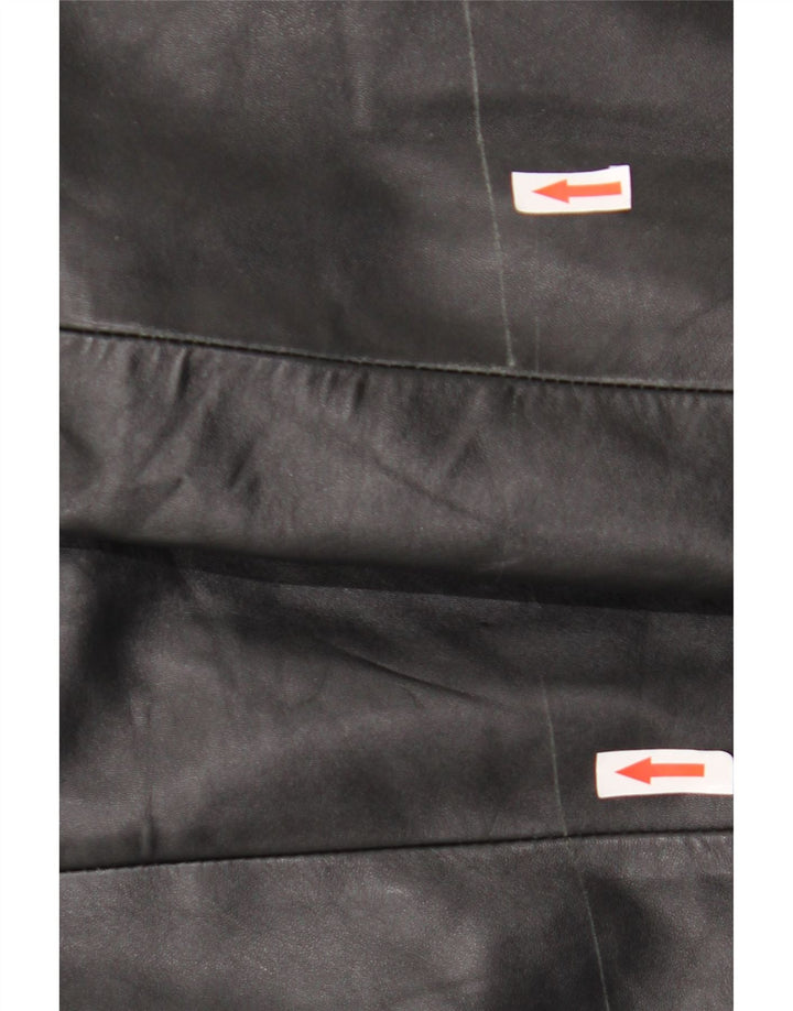 Palton de piele pentru femei Helium UK 10 Mic Negru